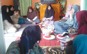 Perdana, Lajnah Imailah Cianjur Adakan Pengajian Rutin di Raweuy
