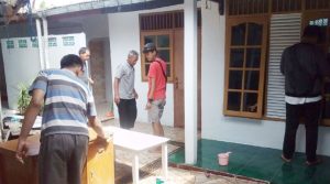 Kompak! Khuddam dan Ansharullah Sindangbarang Kerja Bakti di Akhir Pekan