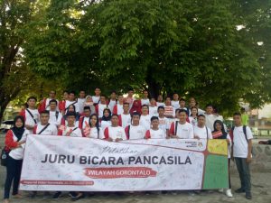 Pelatihan Juru Bicara Pancasila di Gorontalo