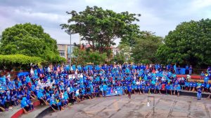 Antusias Ahmadi Manislor dalam Program Bersih-bersih Kota Kuningan, Menyambut Tahun Baru 2019