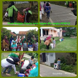 Peringati Hari Peduli Sampah Muslimah Ahmadiyah Wilayah Cianjur Adakan Bersih-bersih Lingkungan