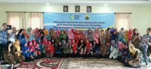 Ketua Muslimah Ahmadiyah Baros Menjadi Peserta terbaik Pelatihan penguatan dan peningkatan Akses serta kualitas pelayanan Gizi  Sekabupaten Cianjur