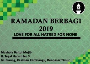 Muslimah Ahmadiyah Denpasar Berbagi Berkah Ramadhan di Hari Khilafat
