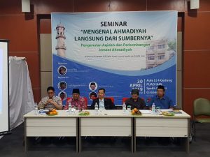 ”Selamat datang saudara Muslim Jemaat Ahmadiyah”