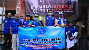 Humanity First Jabar 3 Bantu Musibah Banjir Bandang Cidahu