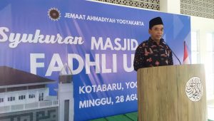 Gelar Syukuran Masjid Fadhli Umar, Ahmadiyah: Fasilitas untuk Masyarakat