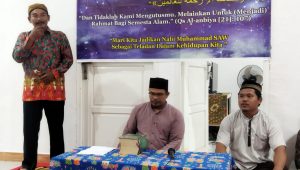 Kades Balai Harapan Sintang Hadiri Acara Siratun Nabi Muhammad yang Digelar Ahmadiyah