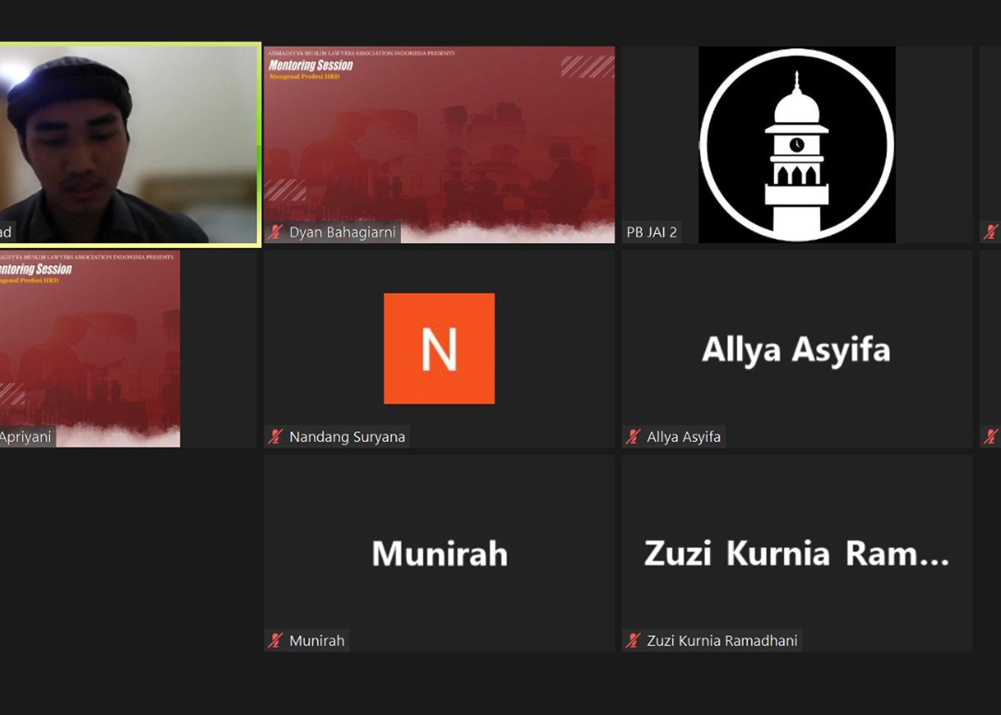 Mentoring online AMLA Indonesia mengenal profesi HRD
