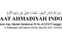 Siaran Pers: Tasyakur 115 Tahun Khilafat Islam Ahmadiyah, Satukan Indonesia Dalam Keberagaman