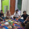 Anggota Jemaat Ahmadiyah Belitung buka puasa bersama dengan warga.