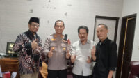 Bakal Gelar Baksos, JAI Cipeyeum Cianjur Silaturahmi Lebih Dahulu ke Kapolsek Bojongpicung