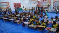 Pertama Kali Adakan Lomba se-Kecamatan Jalaksana Kuningan, HIMPAUDI Kabupaten Apresiasi PAUD Manislor
