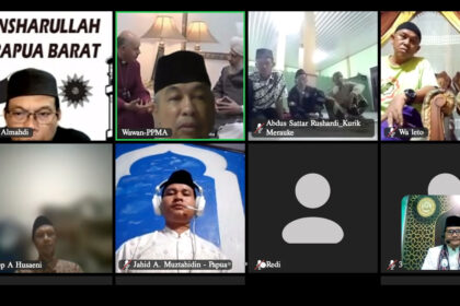 Halal bi halal Sadr Ansarullah dengan anggota Papua dan Papua Barat