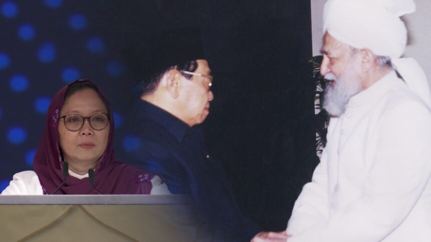 Alissa Wahid, Gus Dur bertemu dengan Khalifah Ahmadiyah ke-4