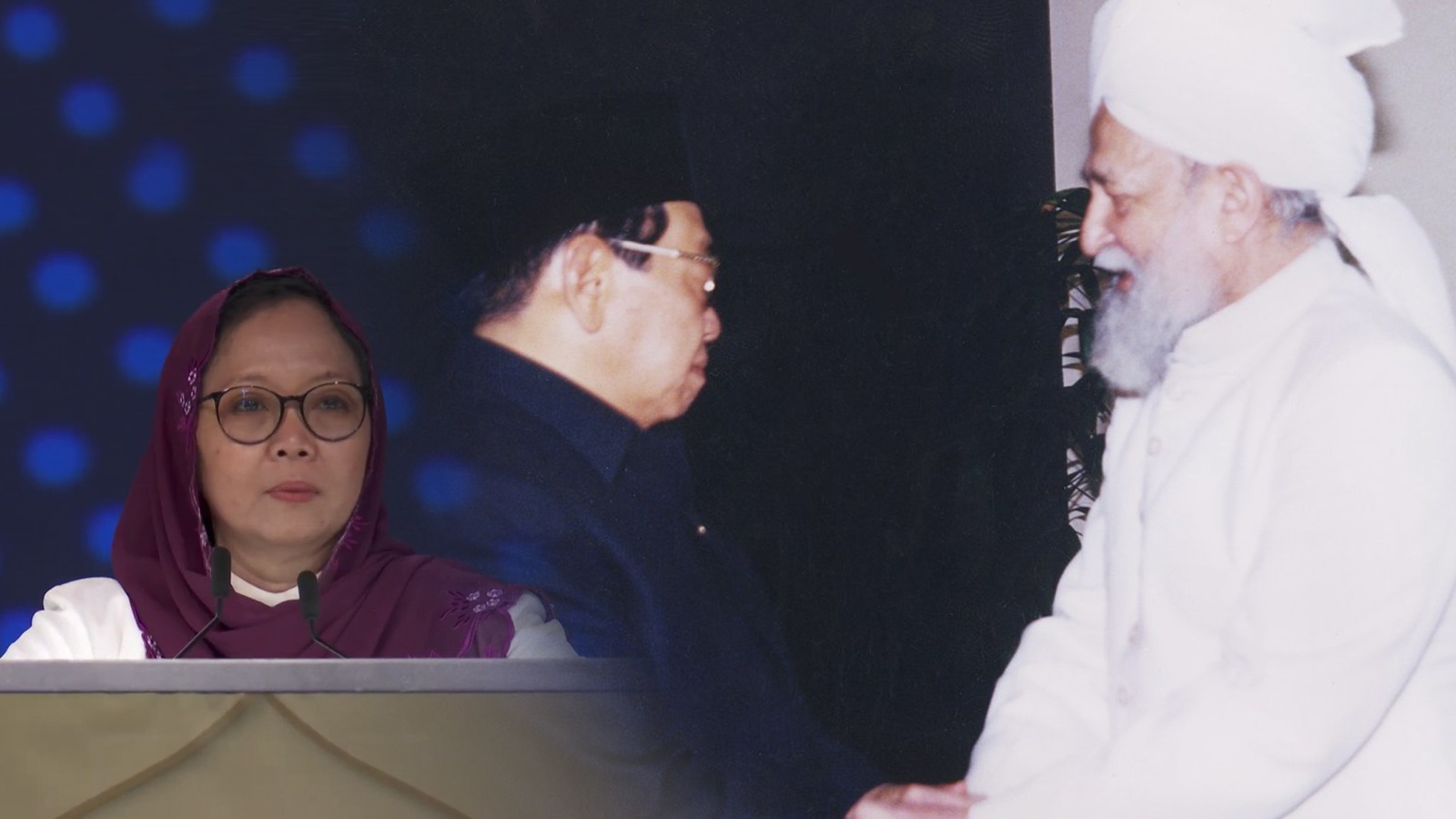 Alissa Wahid, Gus Dur bertemu dengan Khalifah Ahmadiyah ke-4