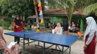 Semangat Merah Putih Hiasi Porda Lajnah Imaillah Riau