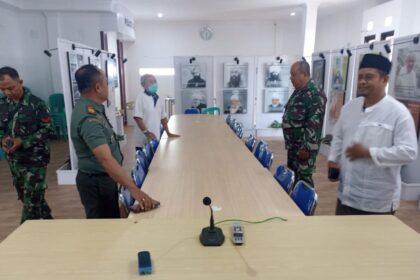 Danramil Cikole Silaturahmi ke Peaece Center Jemaat Ahmadiyah Sukabumi