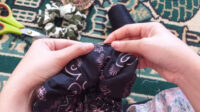 Kreatif! Lajnah Imaillah Citalahab Sukabumi Olah Limbah Kain Perca jadi Punya Nilai Jual