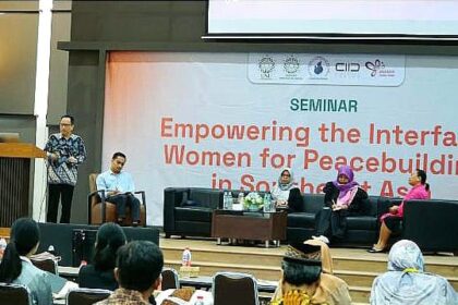 'Empowering Interfaith Women for Peacebuilding in Southeast Asia' yang diselenggarakan di Kampus Universitas Nahdatul Ulama Yogyakarta pada hari Selasa, 28 November 2023.