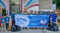 Semarak Clean the City Bontang Kalimantan Timur, Bersihkan Beberapa Titik di Pusat Kota