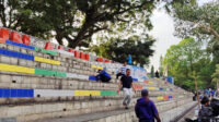 Relawan Clean The City Garut Sapu Bersih Alun-Alun Kota Sejak Pagi Buta