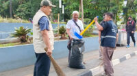 Gandeng DLH, Komunitas Clean The City Sukabumi Pastikan Lapangan Merdeka Bebas Sampah