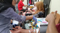 Gencar Aksi Sosial, Anggota JAI Ciamis Semangat Donor Darah di Ramadhan