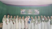 Jalin Silaturahmi, Anggota Lajnah Imaillah Sultra Tilawatkan Al Quran pada Lomba antar Majelis Talim