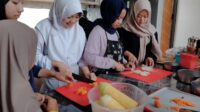 Isi Libur Sekolah dengan Cooking Class, Lajnah Imaillah dan Nashirat Samarang Garut Buat Zuppa Soup