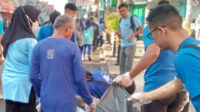 Relawan Clean The City bersama Mahasiswa dan Pelajar Bersihkan Kota Tasikmalaya di Awal Tahun