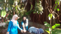 Demi Jadi Bagian Clean The City Bogor, Lajnah Imaillah Ciaruteun Tempuh Perjalanan Satu Jam