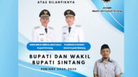 Bupati dan Wakil Bupati Sintang Dilantik, Jemaat Ahmadiyah Ucapkan Selamat