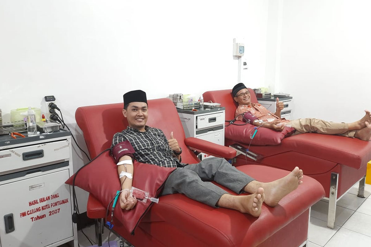 Jemaat Ahmadiyah Pontianak gelar donor darah