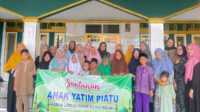 Lajnah Imaillah Banjarsari Berpartisiasi dalam Santunan Anak Yatim Piatu, Dukung Langkah Baik Warga Desa