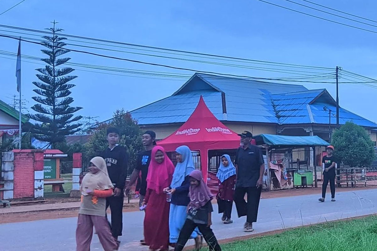 jalan santai Jemaat Ahmadiyah Kurik