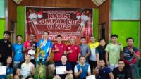 Mubaligh Ahmadiyah Kampung Anam Turut Sukseskan Turnamen Badminton Kades Sompak Cup VI 2025