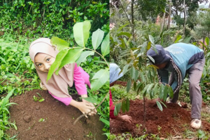 Hijaukan Cianjur, Jemaat Ahmadiyah Neglasari Tanam Ratusan Pohon Buah dan Kayu