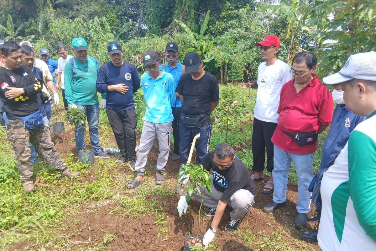 Penanaman pohon oleh Jemaat Ahmadiyah di wilayah Bogor Raya