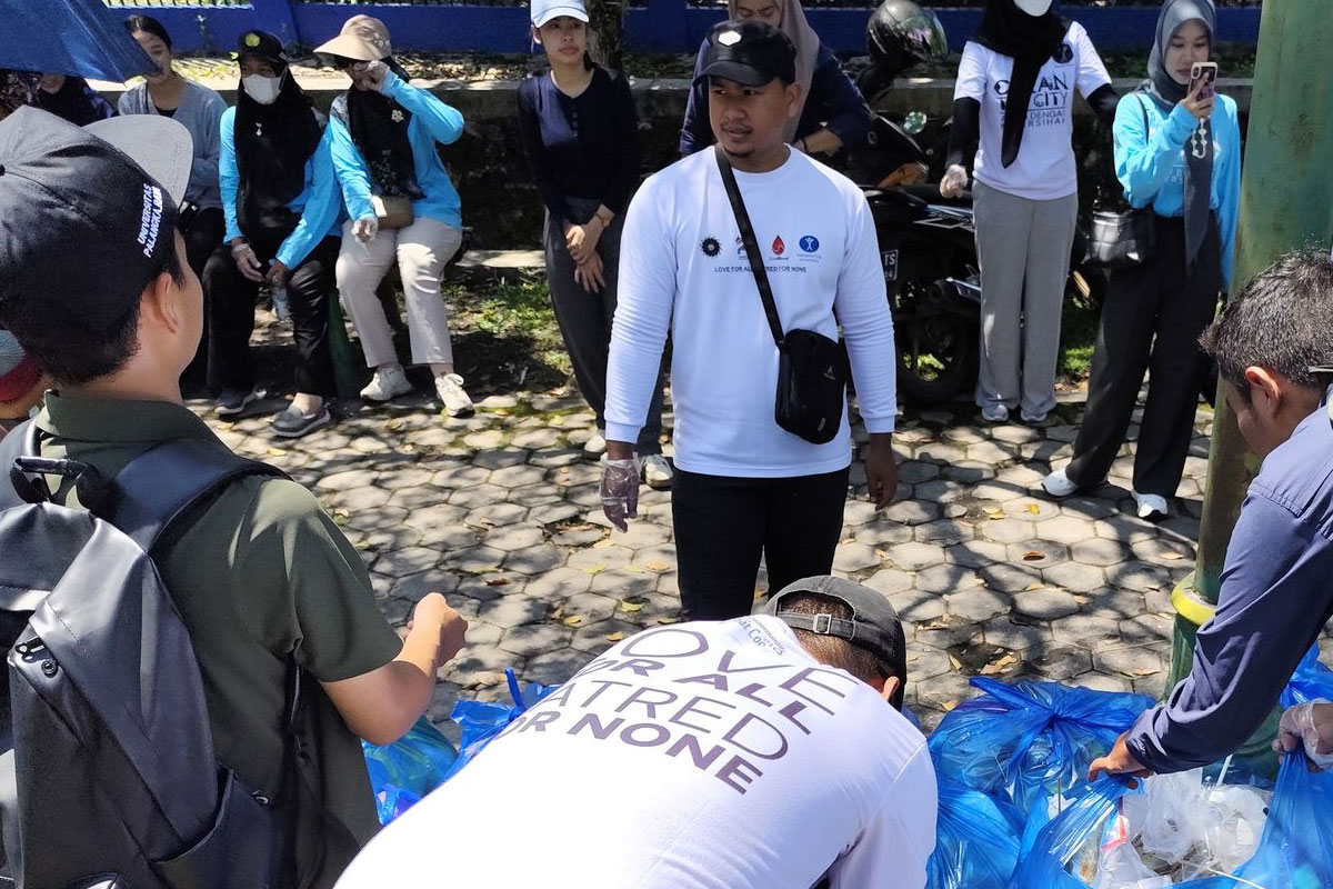 relawan Komunitas Clean The City Palangkaraya