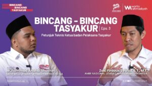 Petunjuk Teknis Ketua badan Pelaksana Tasyakur