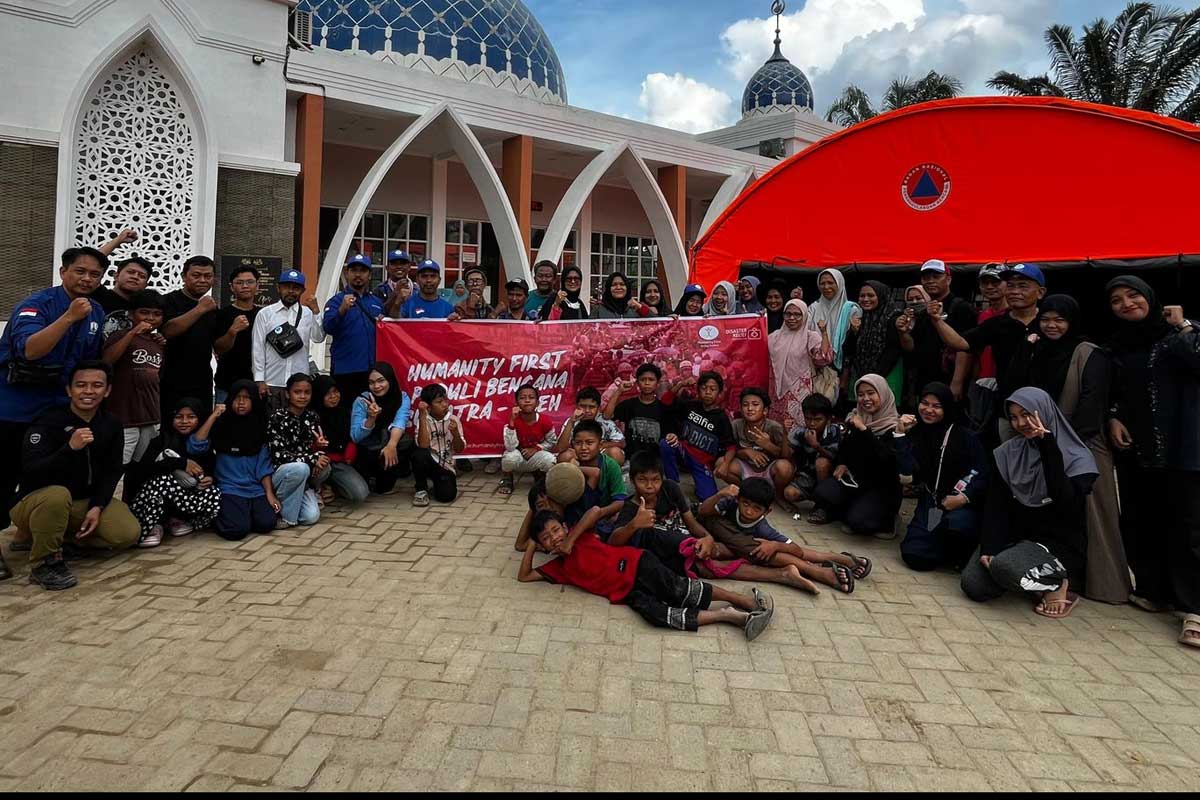 Relawan Humanity First di Aceh Tamiang