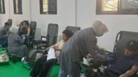 Wujudkan Kepedulian, Jemaat Ahmadiyah Cianjur Raya Donor Darah di Ciparay