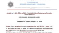 SIARAN PERS IDUL FITRI 1447 H/ 2026