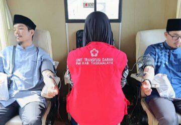 Jemaat Ahmadiyah Singaparna Bersama PMI Gelar Donor Darah Rutin