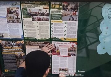 Hidupkan Mading, Langkah Jemaat Ahmadiyah Makassar Kelola Informasi