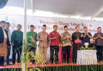 Mubaligh Jemaat Ahmadiyah Pagelaran Lampung Hadiri Acara Pastoral, Momen Lintas Agama Penuh Keakraban