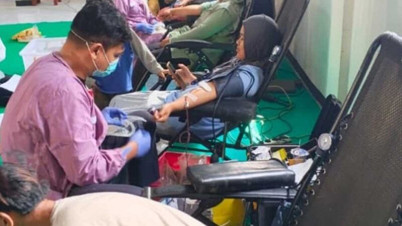 Donor Darah Jemaat Ahmadiyah Cianjur Raya Kumpulkan 62 Labu