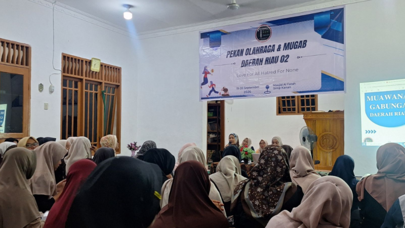 Lajnah Imaillah Riau Gelar Muawanah Gabungan dan Porda di Simpang Kanan