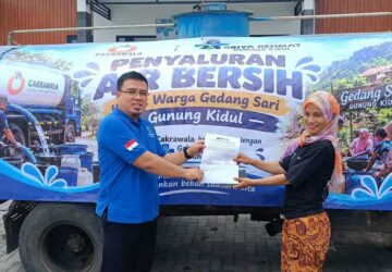 Griya Rehmat Salurkan 7 Tangki Air Bersih untuk Warga Gunungkidul